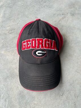 Georgia Black and Red Baseball Cap